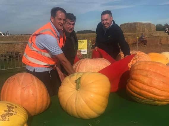 The weigh-in at last year's Pumpkin Patch.