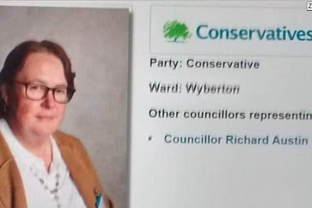 The original listing on the council website