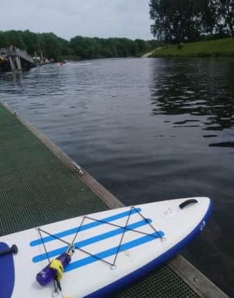 Terminally ill Caroline is considering giving up SUP which she loves after the incident at Antons Gowt. ANL-190206-094255001