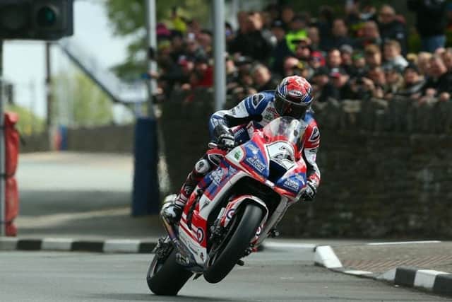 Gary Johson at the TT. Photo: Tim @Impact Images