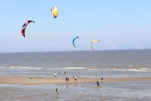 The RNLI inshore lifeboat was launched to a kitesurfer in trouble off Winthorpe beach. ANL-190406-070623001