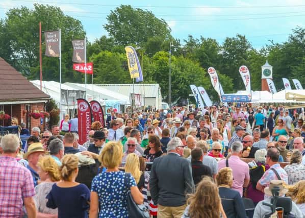 Crowds at last year's Lincolnshire Show.