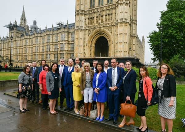 The Lincolnshire delegation on their visit to the House of Lords (Photo Steve Smailes - The Lincolnite). EMN-191106-103929001