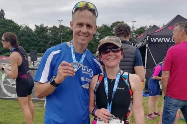 Husband and wife Mitch and Andy Goodwin at Southwell EMN-190606-104006002