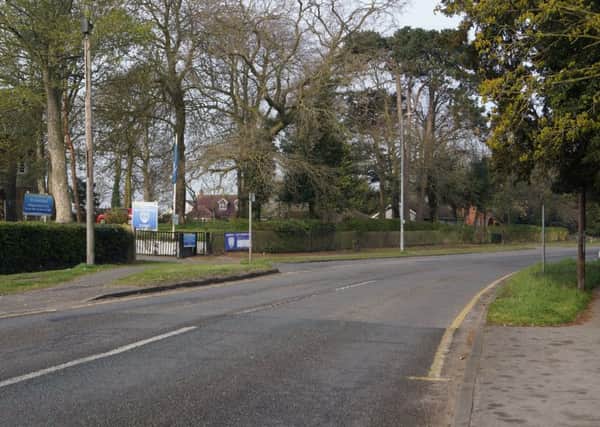 Road outside De Aston School