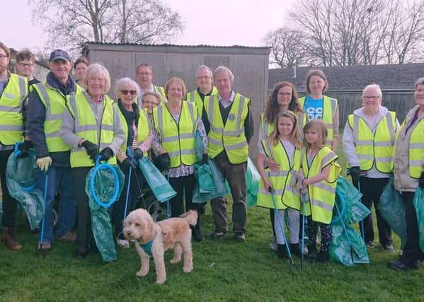 Volunteers at a previous community clear up day in Horncastle.