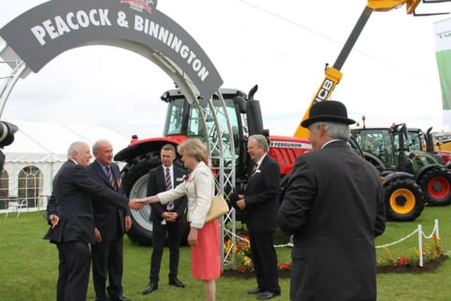 The Peacock & Binnington stand at a previous Lincolnshire Show EMN-191006-070253001