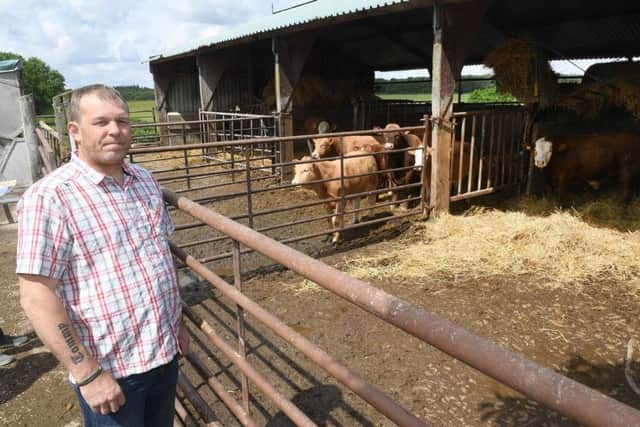 Ian Speller of Market Rasen at Minting Park Farm, Gautby.