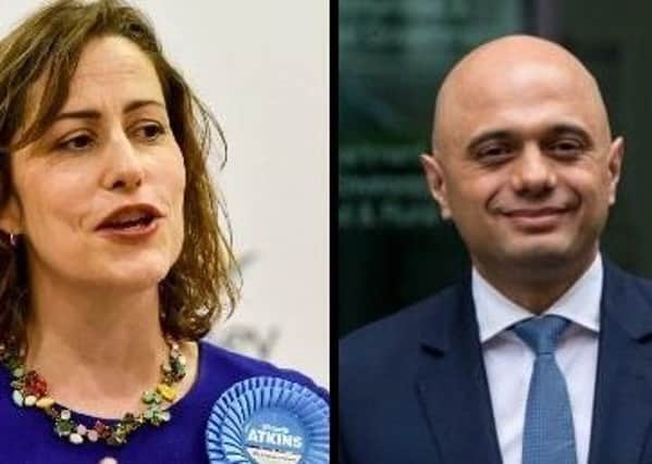 Victoria Atkins is backing Sajid Javid to be the next Prime Minister.