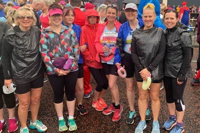 The Mablethorpe runners brave the wet conditions at Liverpool EMN-191006-134411002
