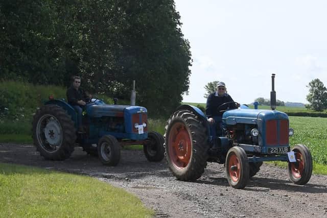 Tractors roll