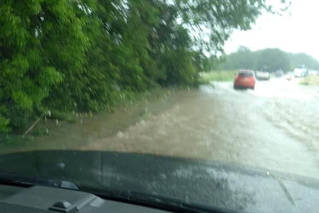 The Environment Agency is warning people not to drive through flood water.