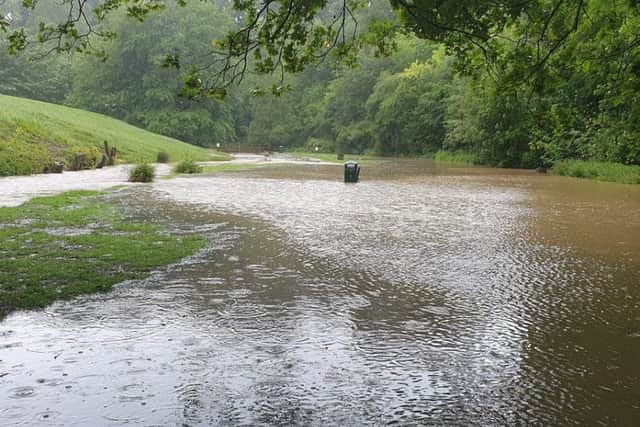 The popular beauty spot has not escaped the floods. Photo by Kirsty Crane.