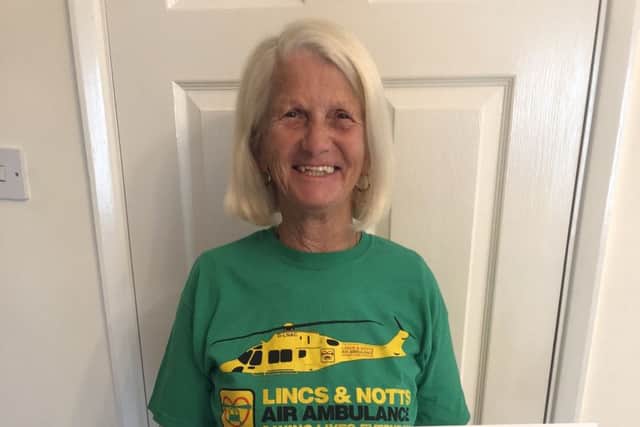 Mary Clover has been fundraising for the Air Ambulance for several years.