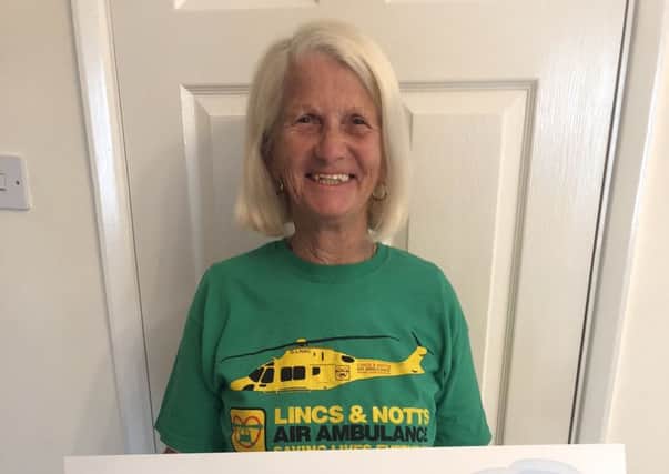 Mary Clover has been fundraising for the Air Ambulance for several years.