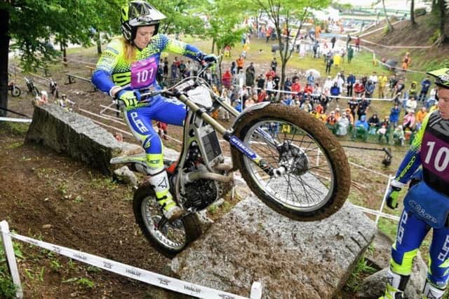 Emma Bristow made the perfect start in her defence of her world title EMN-190613-152957002