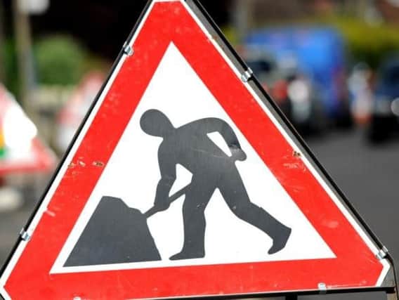Road works planned.