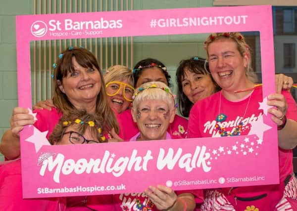 Nine members of staff from Tanglewood Care Homes took part in Lincoln's St Barnabas Moonlight Walk Photo credit: Lincoln Camera Club and Sian Hutchinson. EMN-190617-153624001