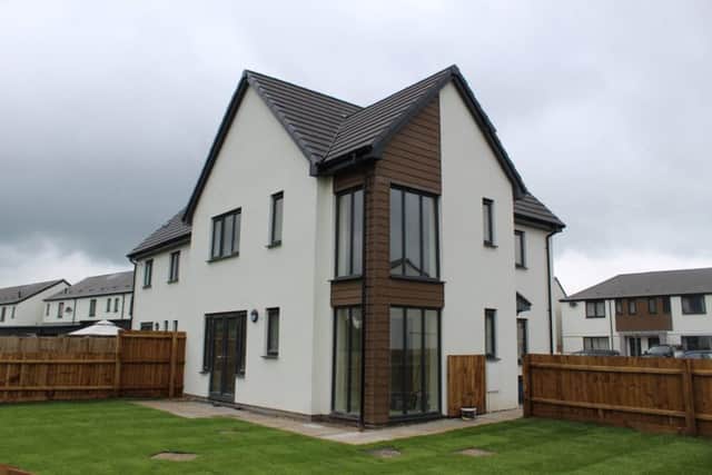 One of the new homes on Newfield Road, Sleaford. EMN-190618-160401001