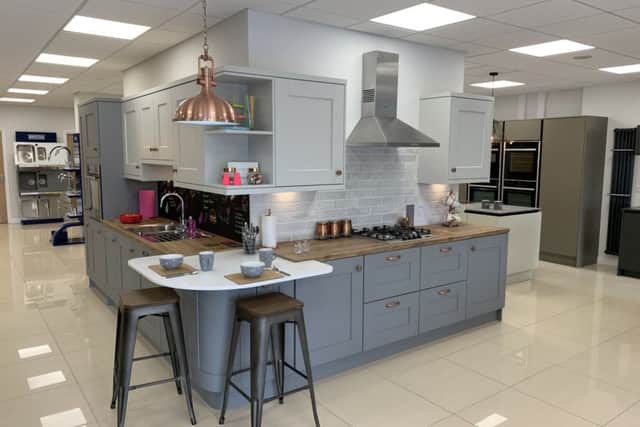 Inside the new Turnbull kitchen showroom in Boston.