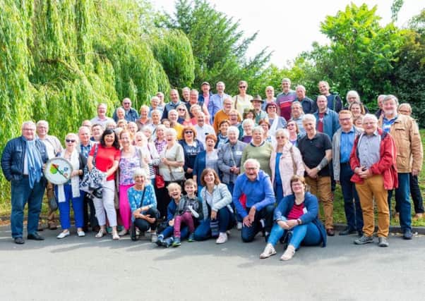 The twinning members at Marquette, France, on June 9.