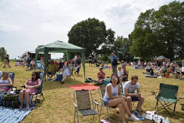 Some of the festival-goers pictured at last year's Framfest.