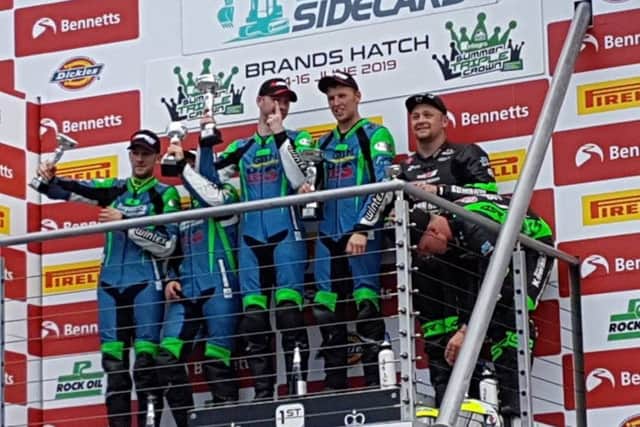 Ellis and Richardson climb the top step of the podium EMN-190619-171013002