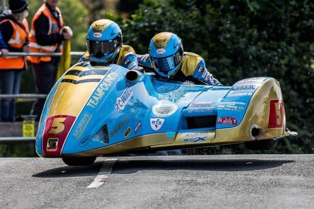 Passenger Jev and driver Pete recorded a new personal best on the famous Isle of Man TT course EMN-190620-135318002