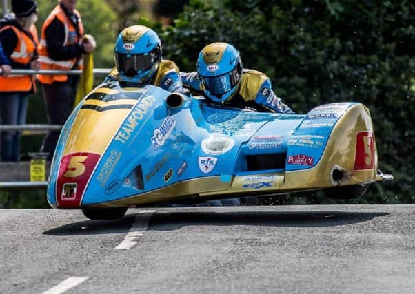 Passenger Jev and driver Pete recorded a new personal best on the famous Isle of Man TT course EMN-190620-135318002