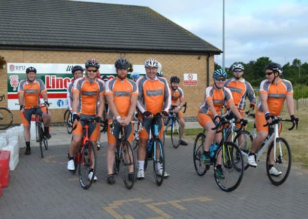 Some of the Chestnut Homes team lining up at last years event