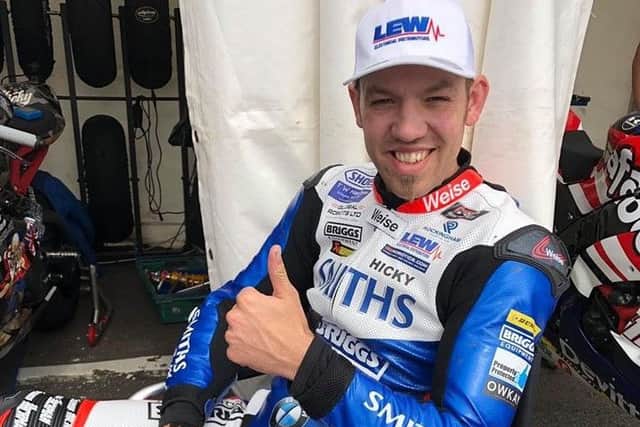 Peter Hickman gives his track prospects the thumbs up EMN-190624-165627002