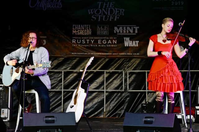 Huge crowds turned out for the first Outfields Music Festival last Saturday.
