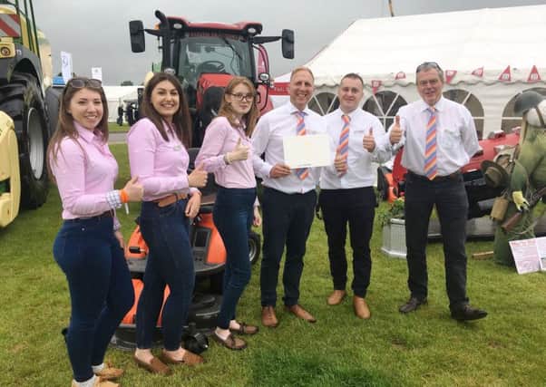 The Louth Tractors team at the Lincolnshire Show.