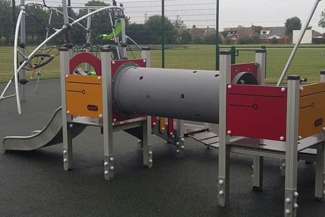 The newly completed heckington play park. EMN-190107-144711001