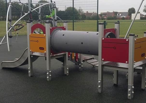 The newly completed heckington play park. EMN-190107-144711001
