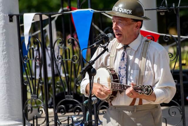 The George Formby experience at Jubilee Park, as part of the Woodhall Spa 1940s Festival last year.