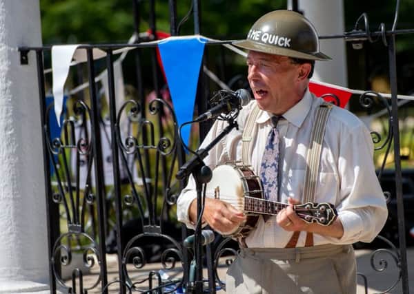 The George Formby experience at Jubilee Park, as part of the Woodhall Spa 1940s Festival last year.