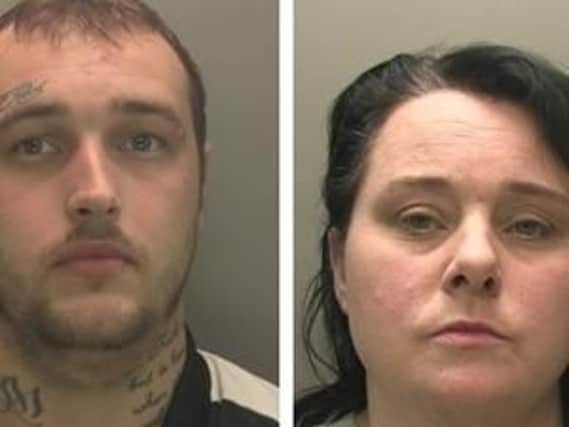 Reece Howard and his then partner Sarah Lake targeted properties in the Boston andHorncastle areas stealing thousands of pounds worth of items.