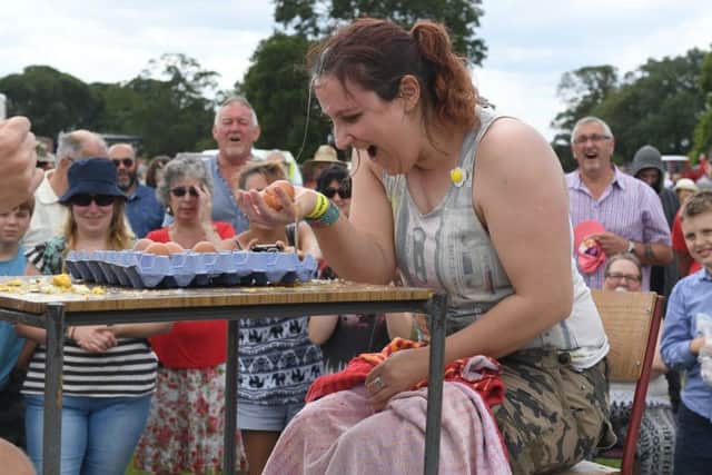 Swaton Vintage Day and World Egg Throwing Championships. Kathleen Drury. EMN-190107-115151001