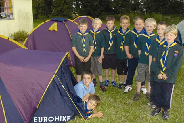Members of the 10th Boston North Rural Cub, 10 years ago.