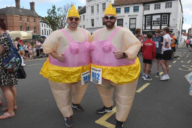 Louth Run for Life. Men's 5k event. L-R Shaun Deekens and Daryl Brocklebank.