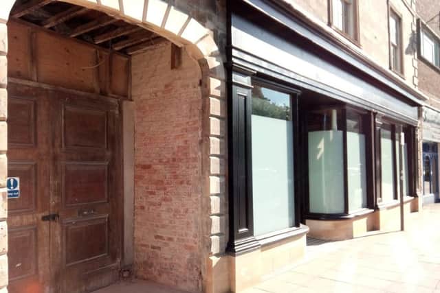 The renovated shop frontage at 17 Market Place in Sleaford. EMN-190207-160024001
