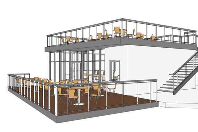 One of the illustrations for the proposed visitor centre in Huttoft.