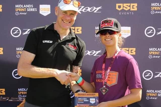 Keely McNiffe won her Midland Series age category EMN-190407-115518002