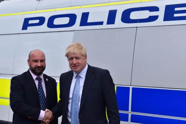 Lincolnshire PCC Marc Jones met with Boris Johnson EMN-190407-145943001