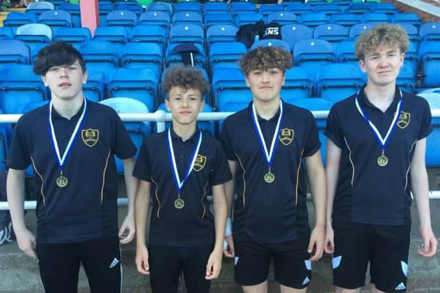 Brendan Parker, Ollie Bradley, Josh Britchford and Lucas Walters.