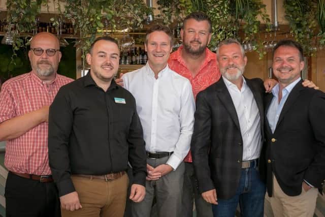 Greg Lashley (operations director), James Middleton (commercial manager, Tattershall Lakes), Andy Edge (chief commercial officer), Dan Steadman (sales director), Carl Castledine (ceo), Max Barraclough (creative director)