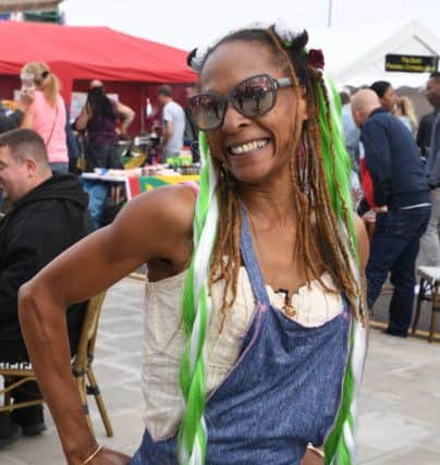 Reggae festival at Skegness. Cherrelle Hamilton of Northampton ANL-190807-124744003
