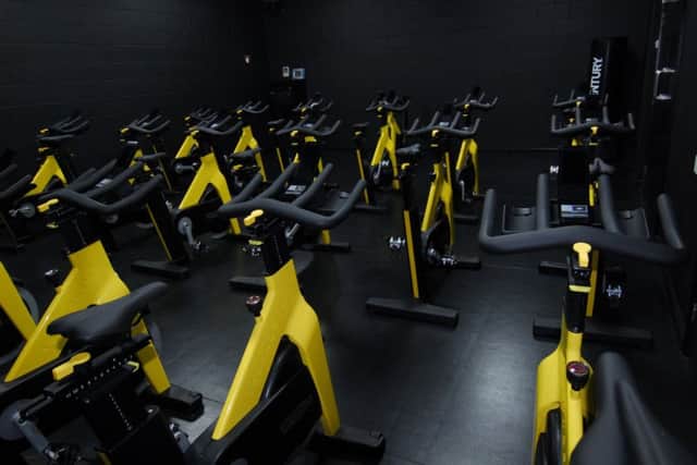 Refurbished spinning studio at Better Gym Sleaford. EMN-190907-093719001