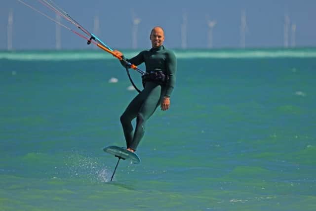 Pro kitesurfer Lewis Crathern is coming to Skegness. EMN-190907-123212001